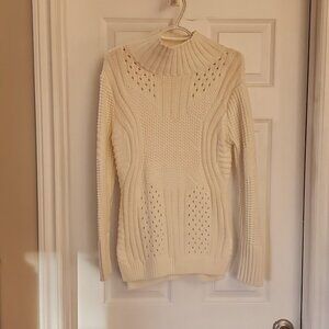 Devoted Luxury Apparel White Knit Sweater